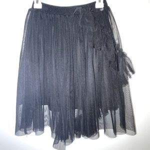 EUC Black Tulle Skirt